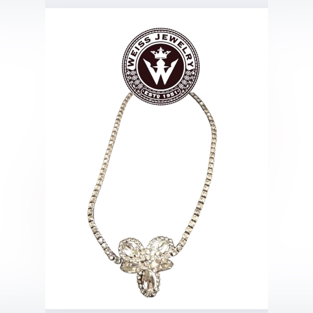 WEISS Rhinestone Necklace